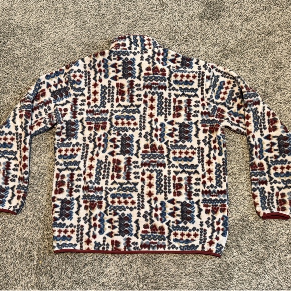 Patagonia XXL Multicolor Patterned Synchilla Fleece Pullover - Picture 3 of 7